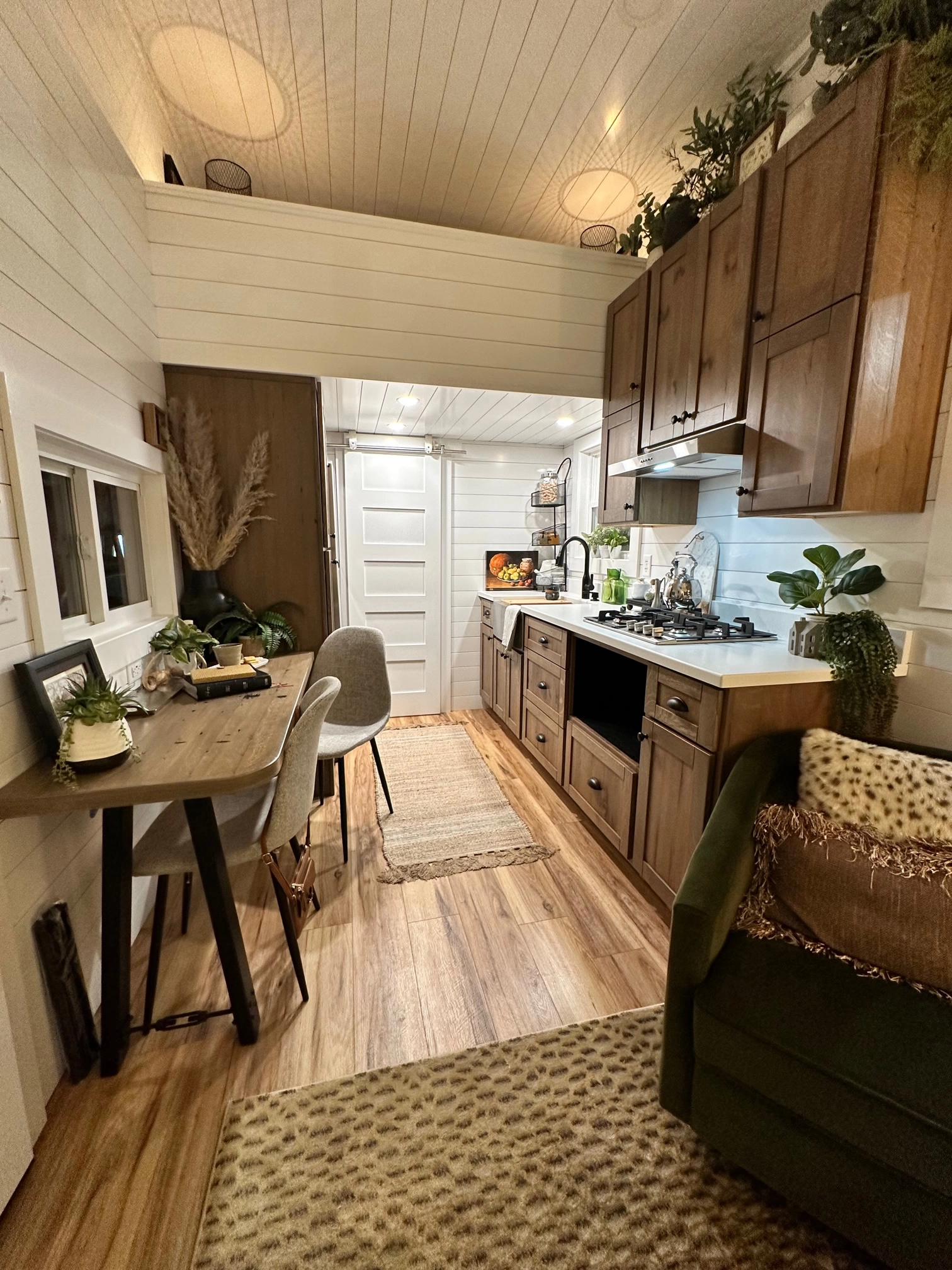 View of kitchen from the living area