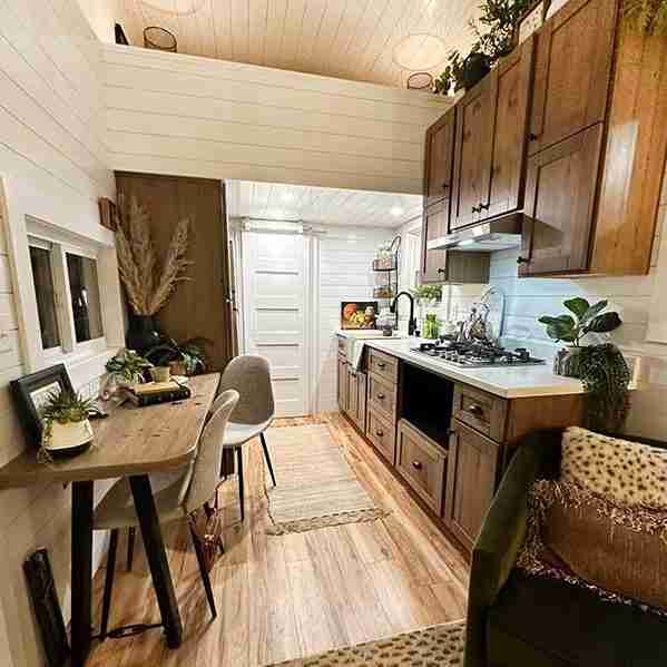 Kitchen in a tiny home